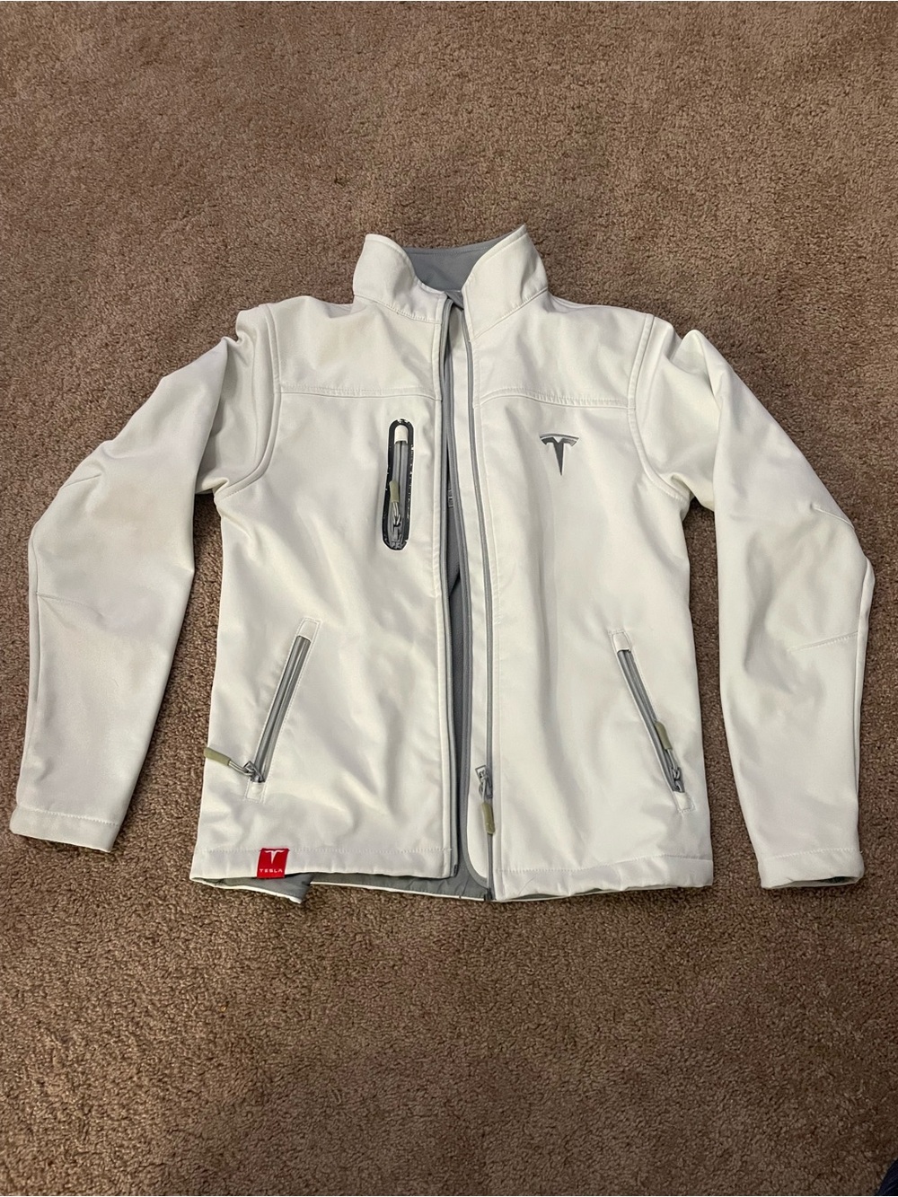 Tesla Women’s White Softshell Jacket